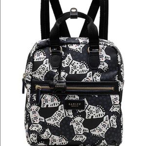 Radley Navy Nylon Backpack